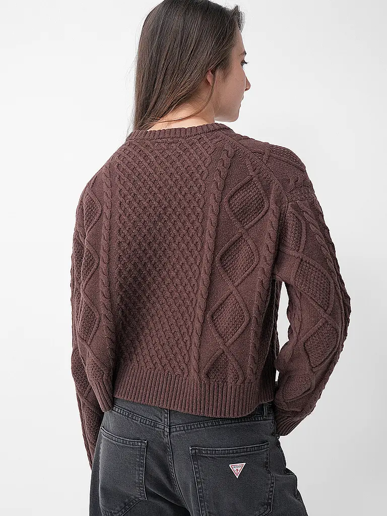 GUESS | Pullover  | braun