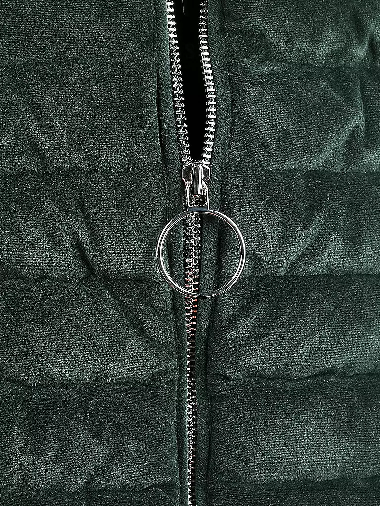 GUESS | Samt-Steppjacke | grün