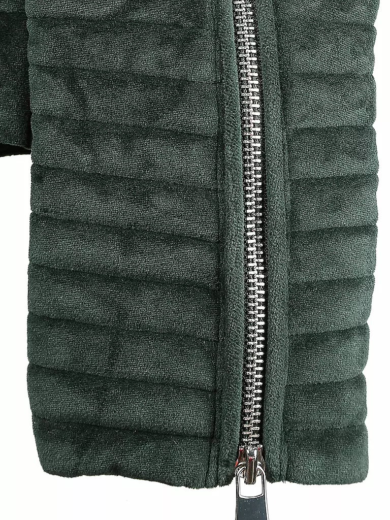 GUESS | Samt-Steppjacke | grün