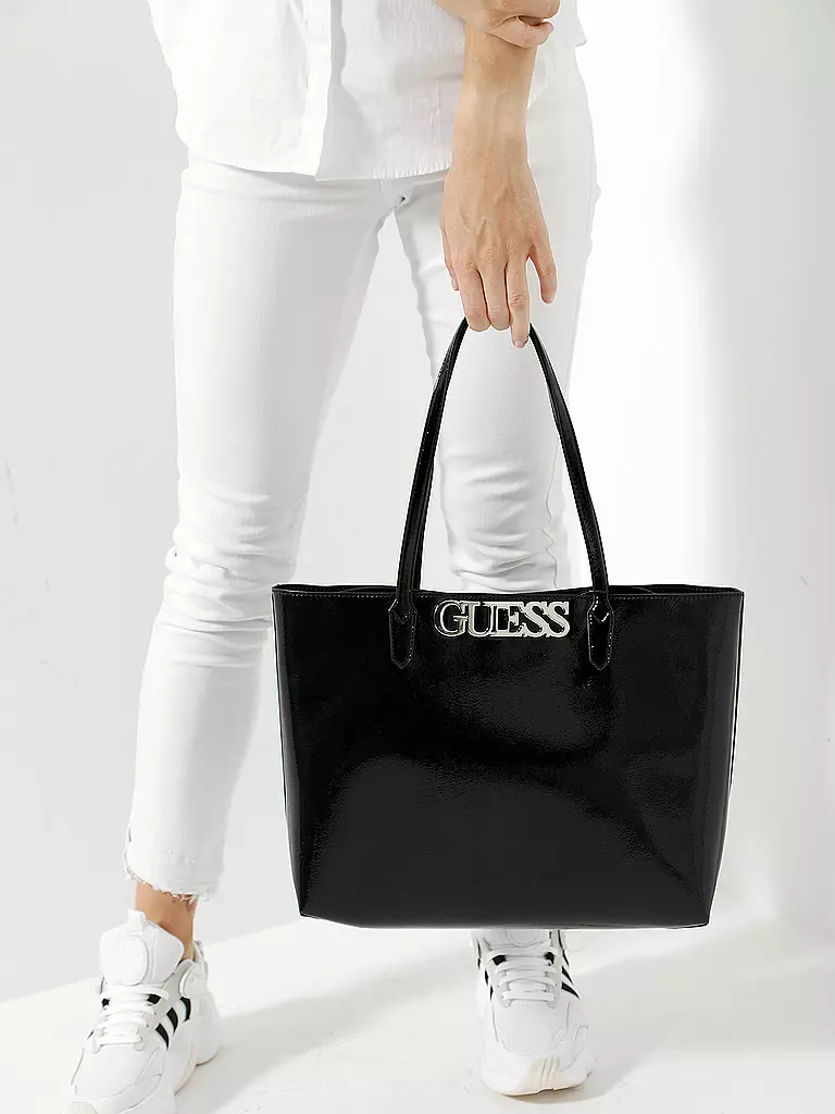 GUESS | Shopper "Uptown Chic Barcelona" | schwarz