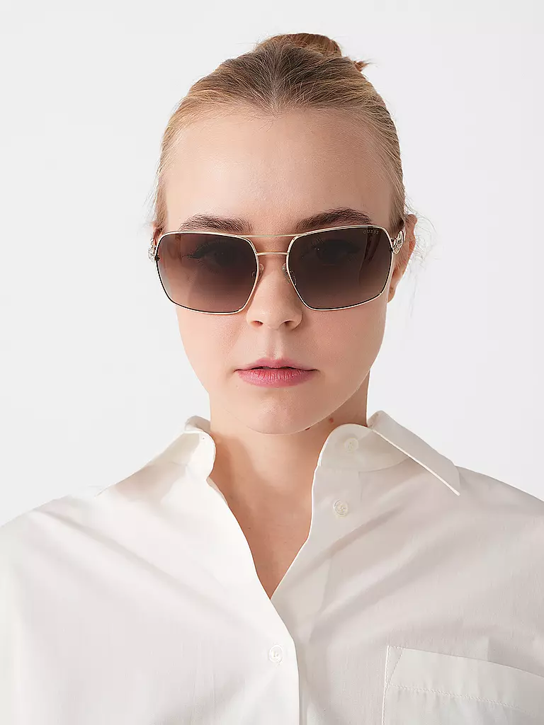 GUESS | Sonnenbrille GU00159/63 | gold
