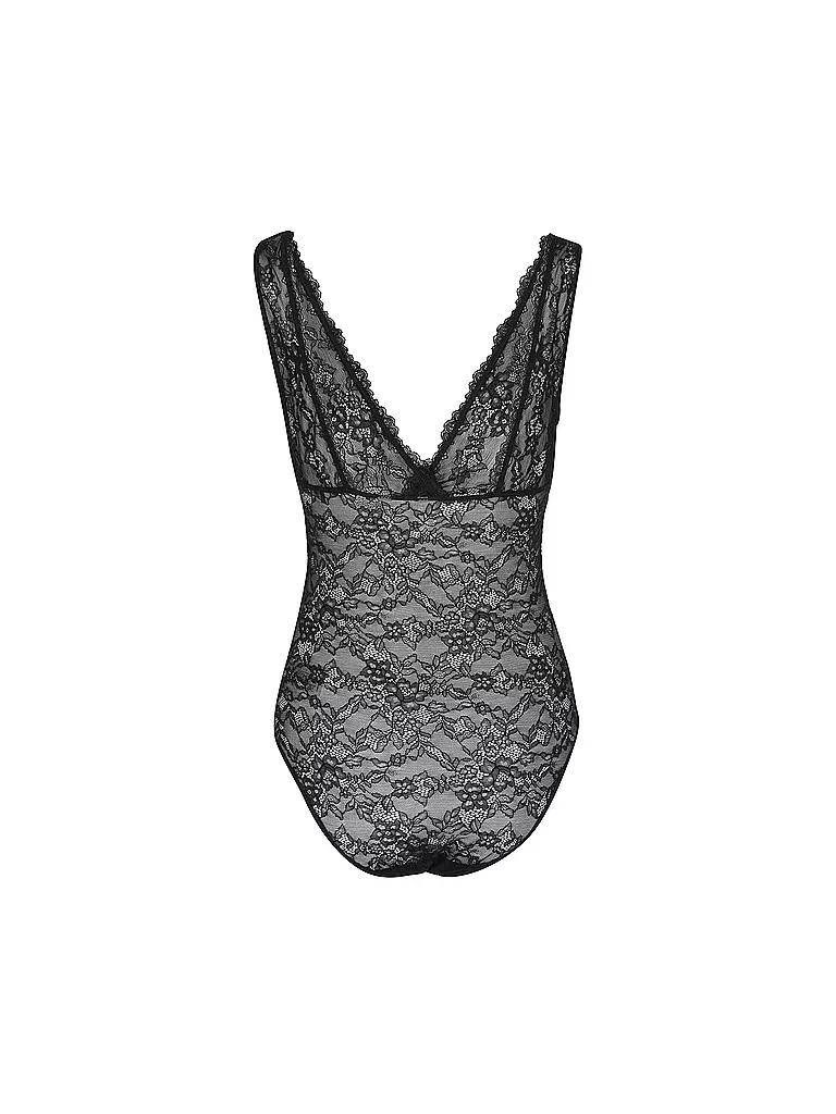 GUESS | Spitzenbody BELLE | schwarz