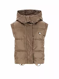 GUESS | Steppgilet  | Hellbraun