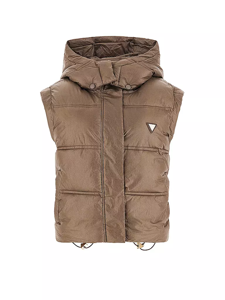 GUESS | Steppgilet  | hellbraun