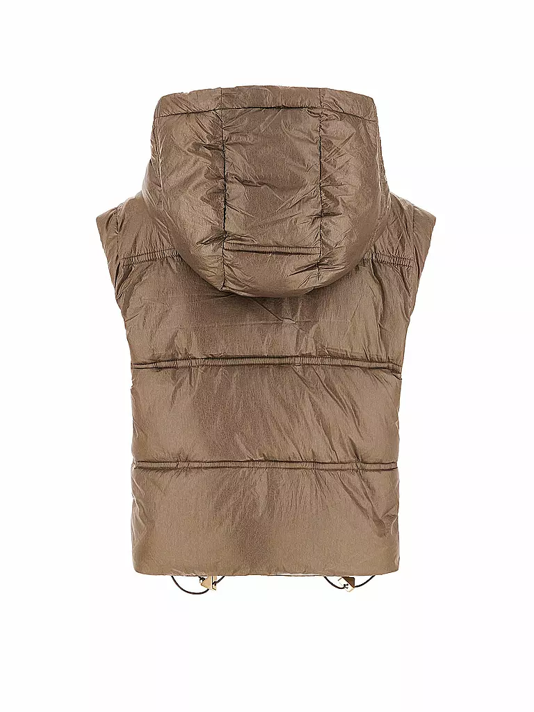 GUESS | Steppgilet  | hellbraun