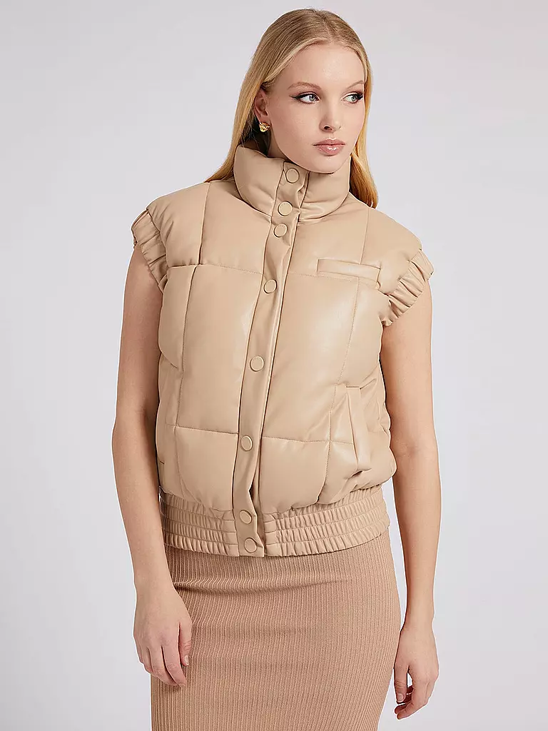 GUESS | Steppgilet ANNE | beige