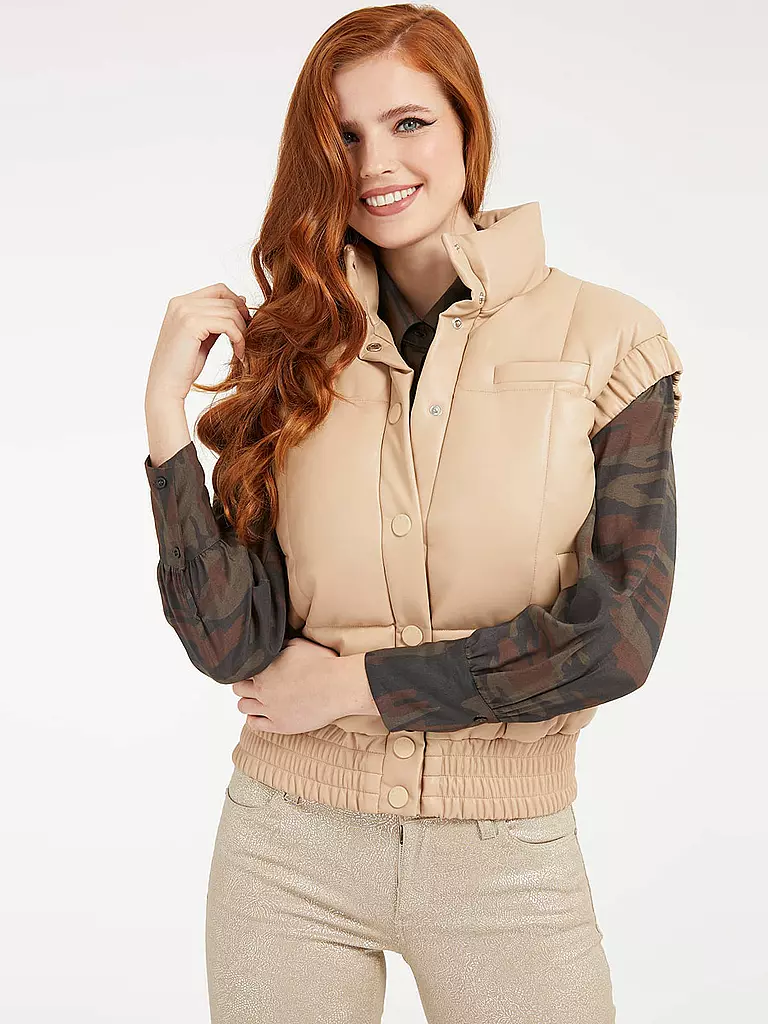 GUESS | Steppgilet ANNE | beige