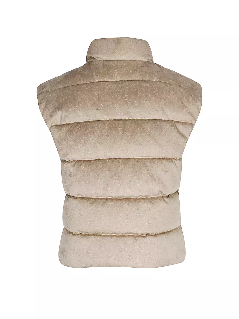 GUESS | Steppgilet in Lederoptik  JOLE  | beige