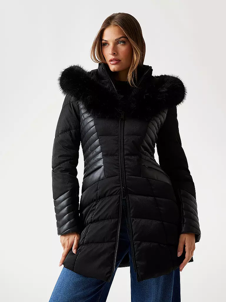 GUESS | Steppjacke NEW OXANA | schwarz