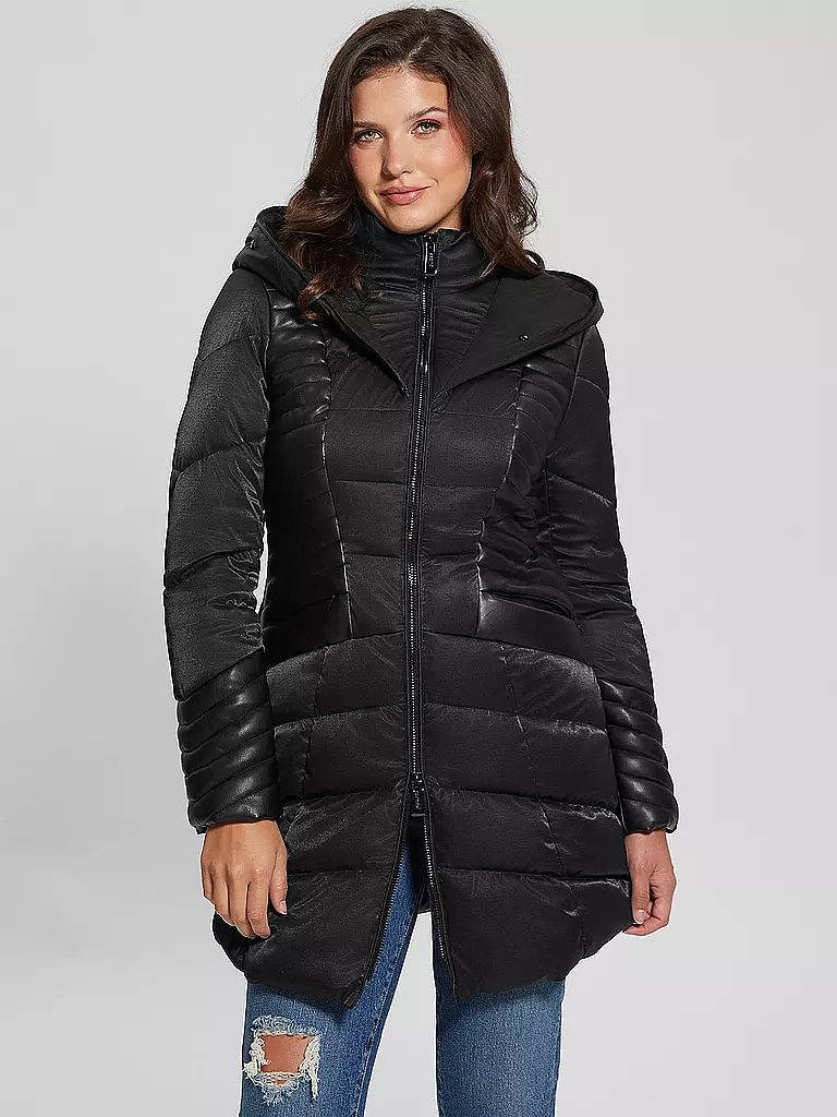 GUESS | Steppjacke NEW OXANA | schwarz