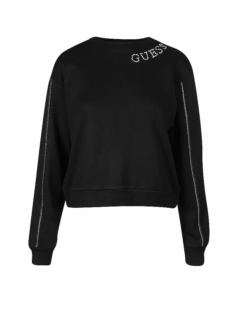 GUESS | Sweater  | schwarz