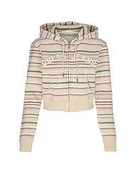 GUESS | Sweatjacke Cropped Fit | beige
