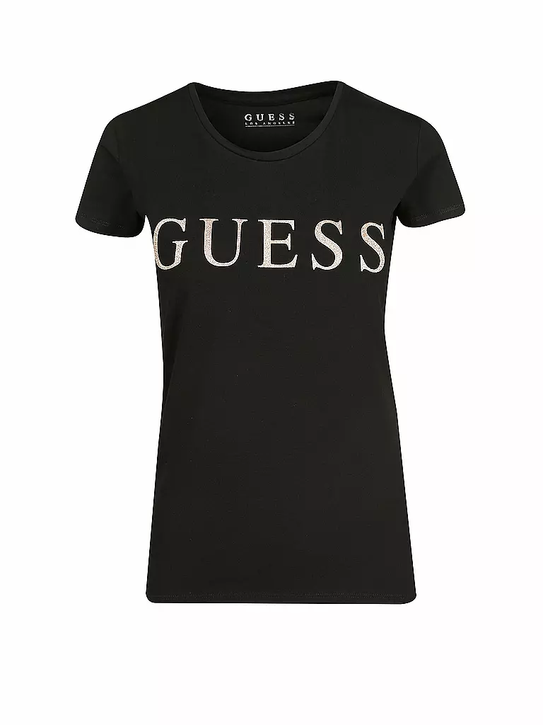 GUESS | T Shirt " Angelika " | schwarz