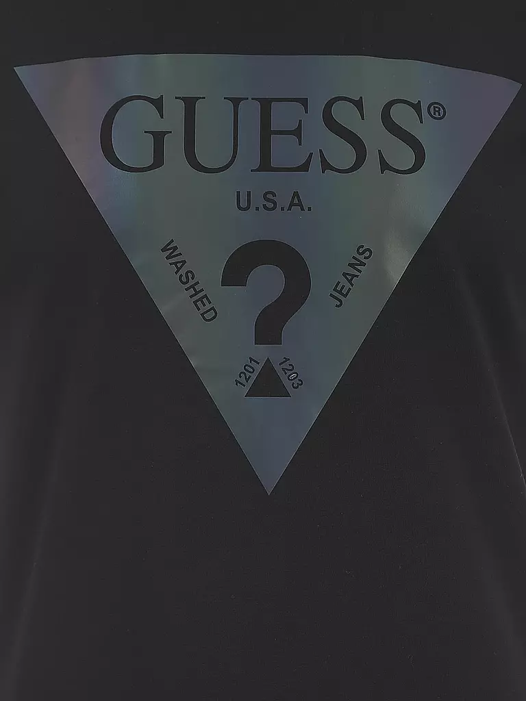 GUESS | T Shirt  | schwarz