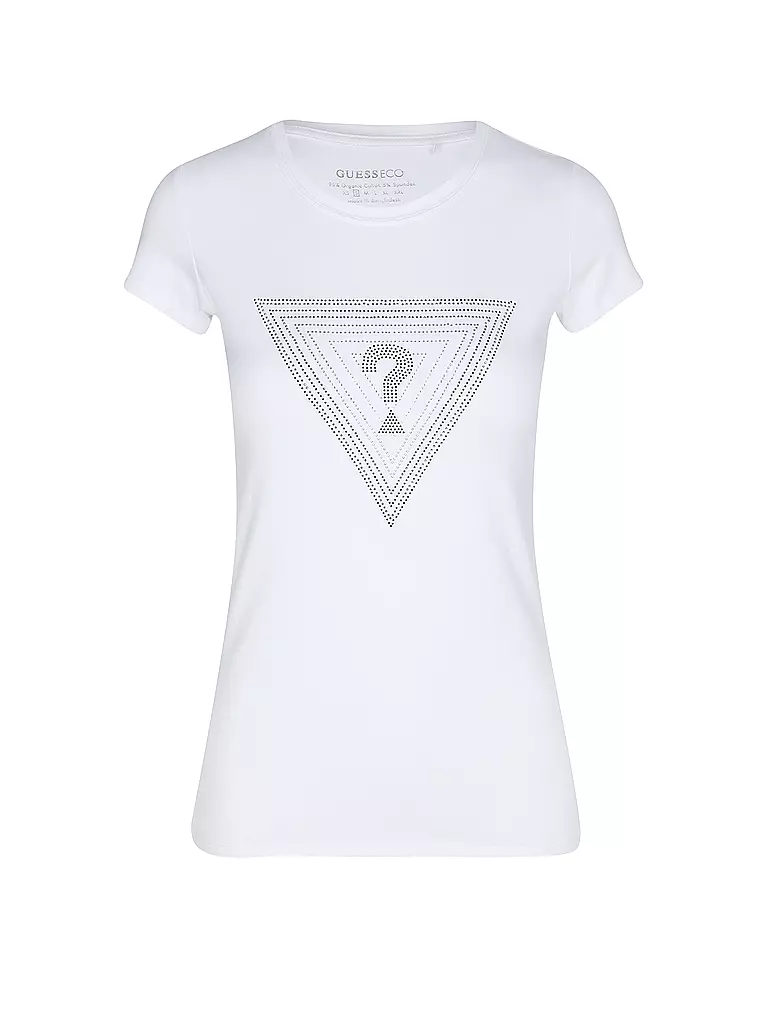 GUESS | T-Shirt  | weiss