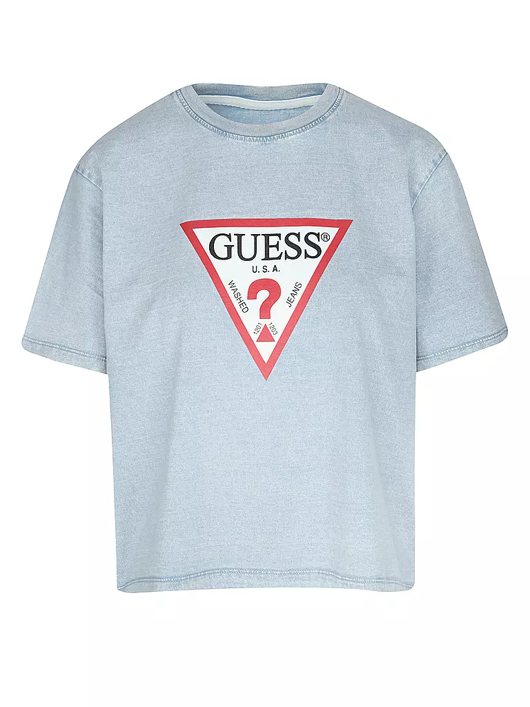 GUESS | T-Shirt  | hellblau