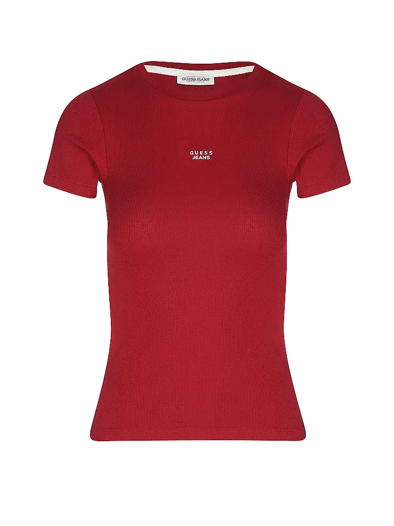 GUESS | T-Shirt  | Dunkelrot