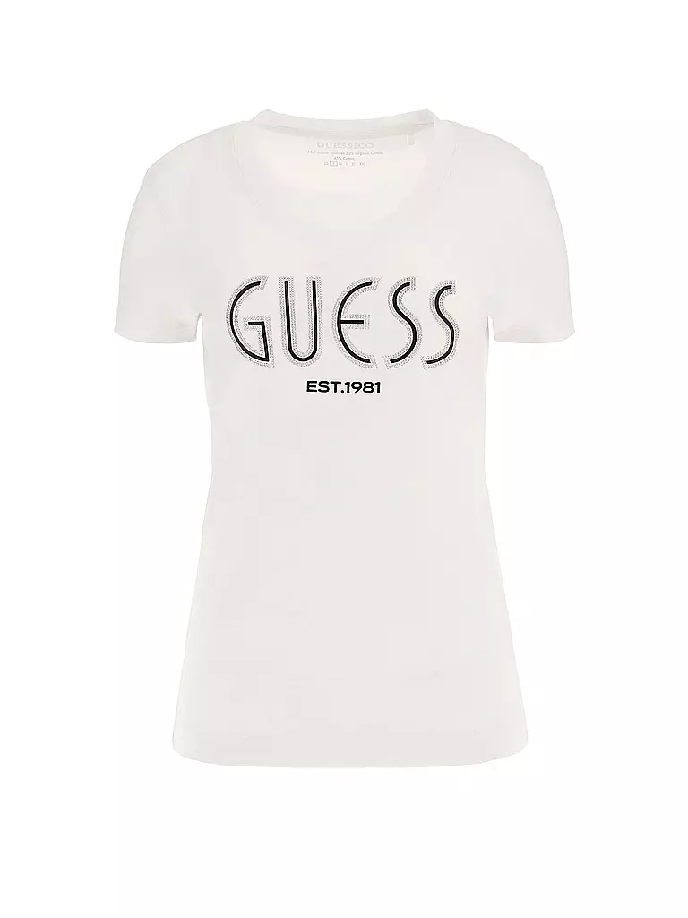 GUESS | T-Shirt  | weiss