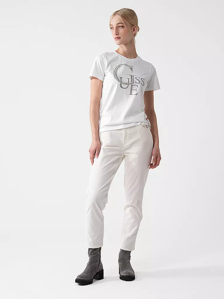 GUESS | T-Shirt  | weiss