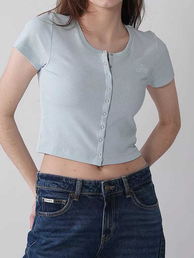 GUESS | T-Shirt  | hellblau