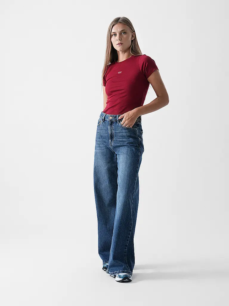 GUESS | T-Shirt  | Dunkelrot