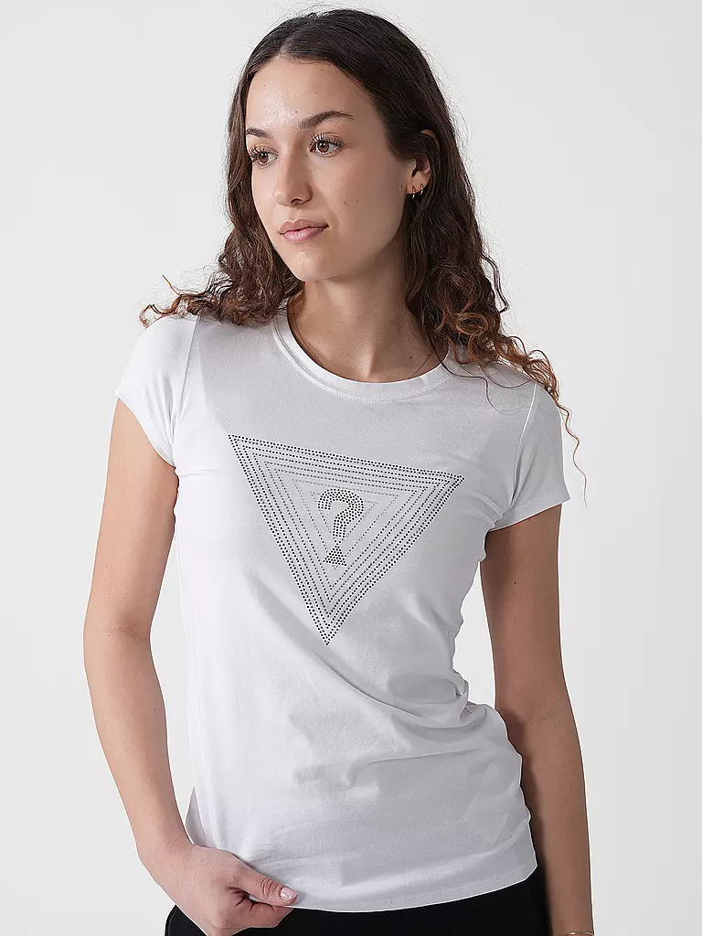 GUESS | T-Shirt  | weiss