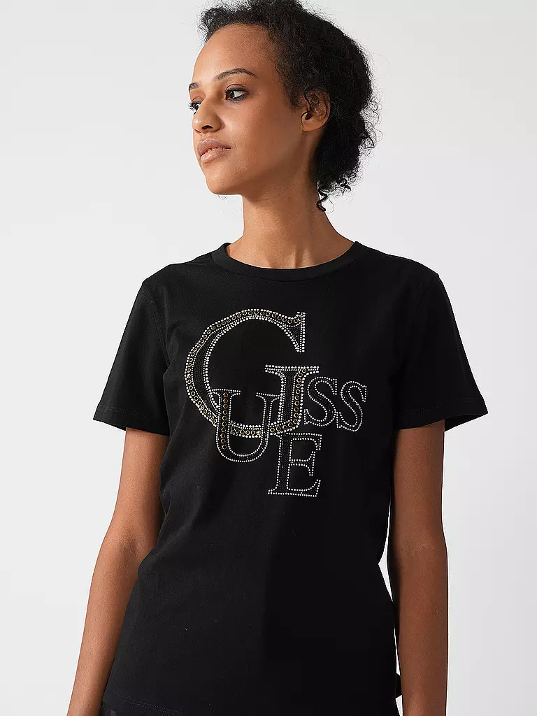 GUESS | T-Shirt  | schwarz