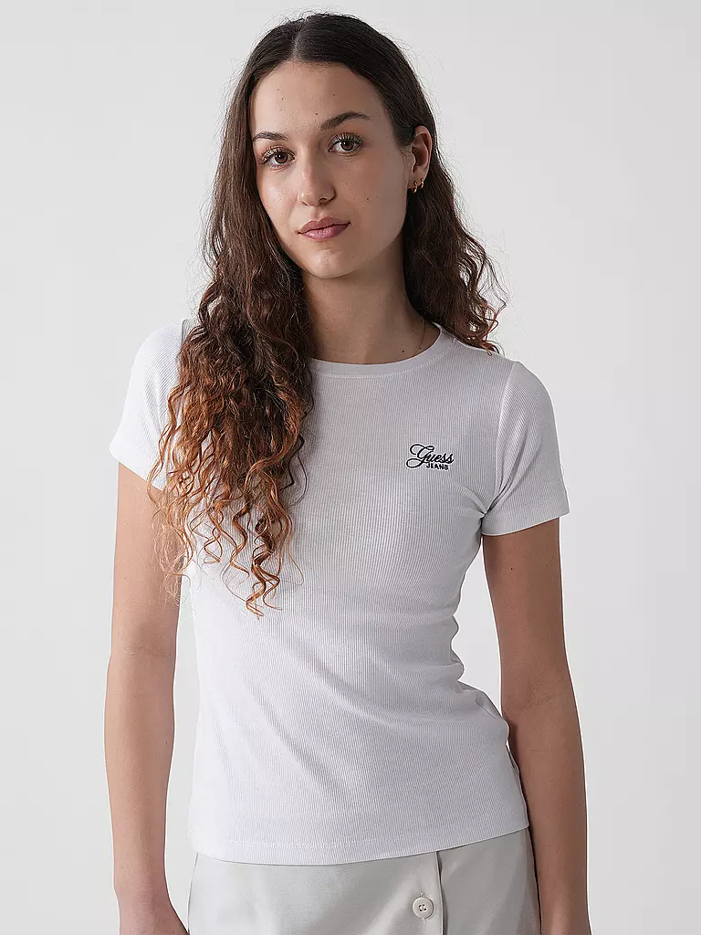 GUESS | T-Shirt  | weiss