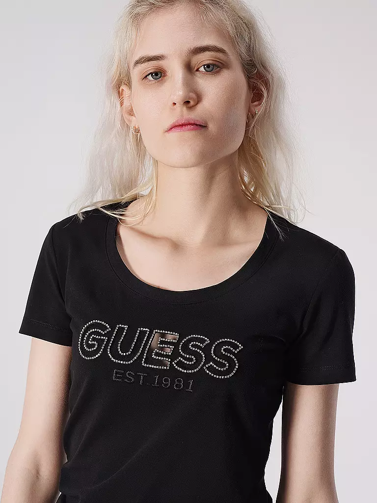 GUESS | T-Shirt | schwarz