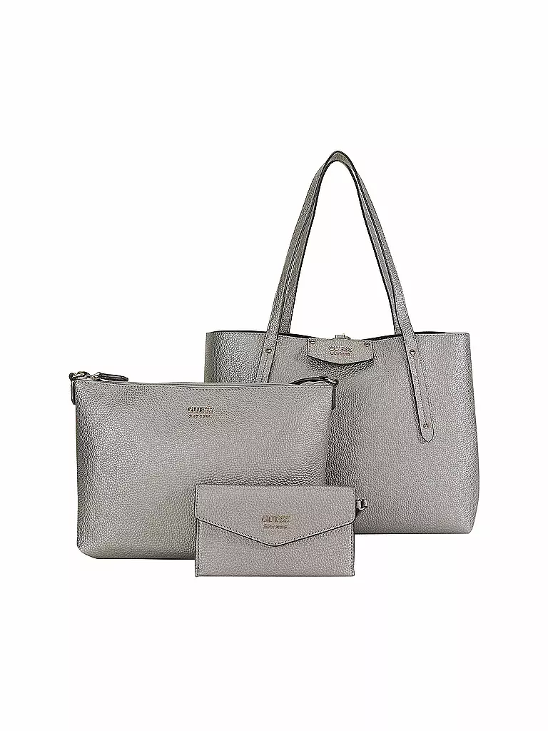 GUESS | Tasche - Shopper ECO BRENTON | silber