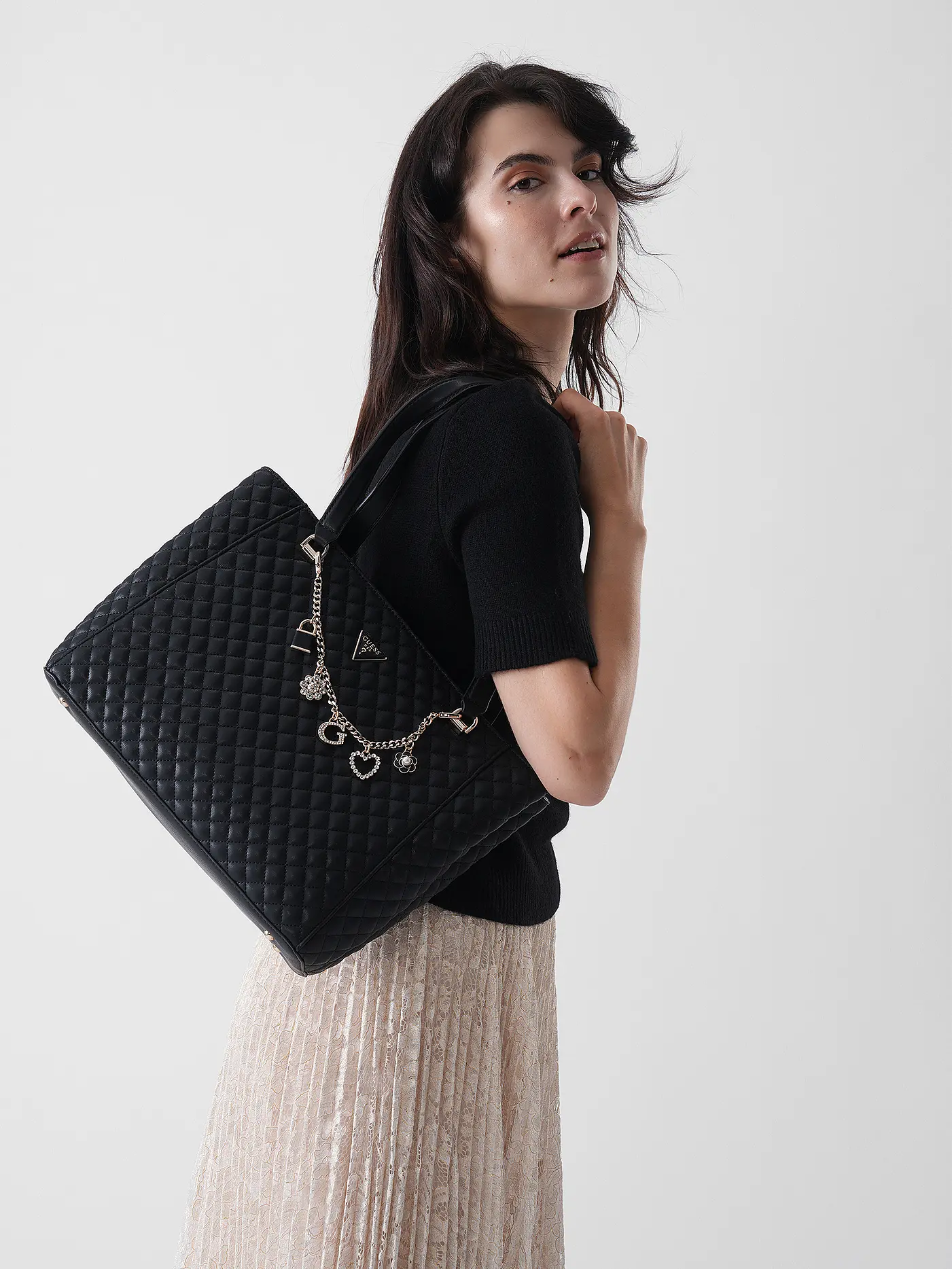 GUESS | Tasche - Shopper EVERLEE NOEL  | schwarz