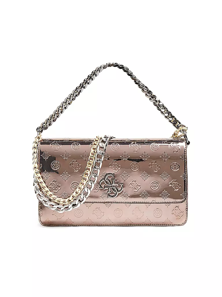 GUESS | Tasche - Umhängetasche " Luna " | silber