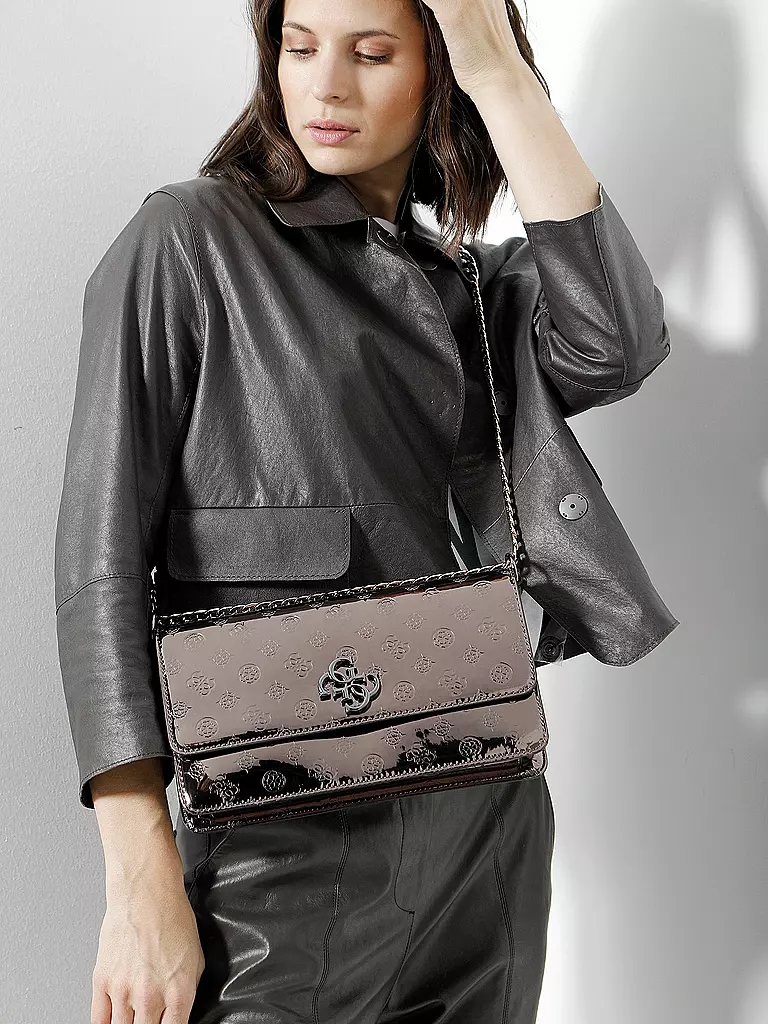 GUESS | Tasche - Umhängetasche " Luna " | silber