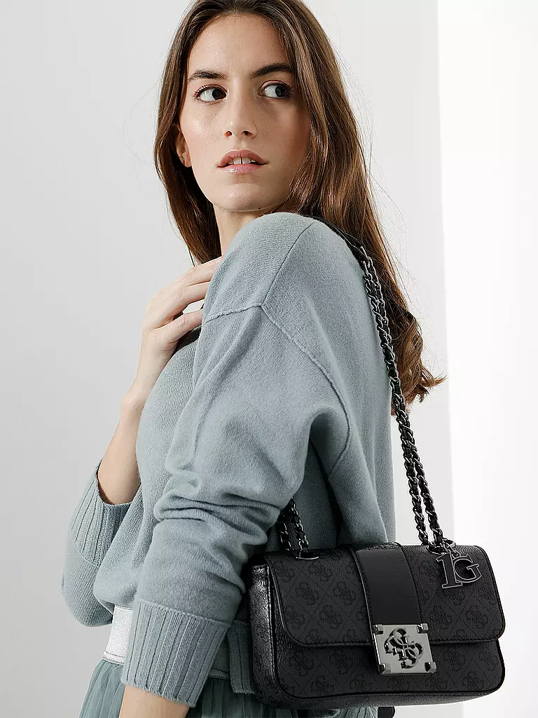 GUESS | Tasche - Umhängetasche "City" S | schwarz