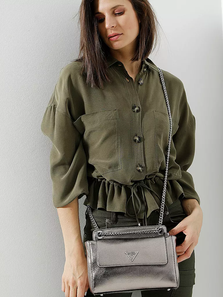 GUESS | Tasche -Umhängetasche Sandrine | grau