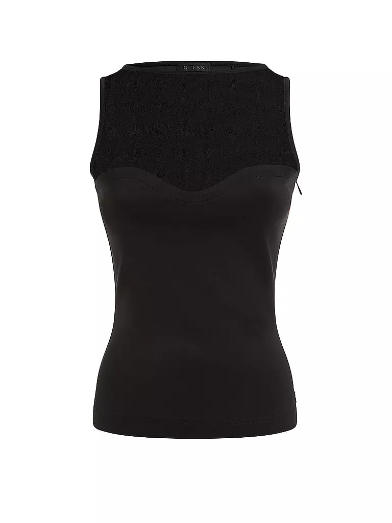 GUESS | Top ESTEFANA  | schwarz