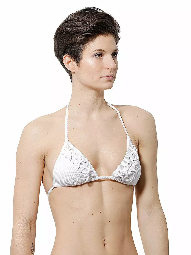 GUESS | Triangel-Bikini Oberteil | weiß