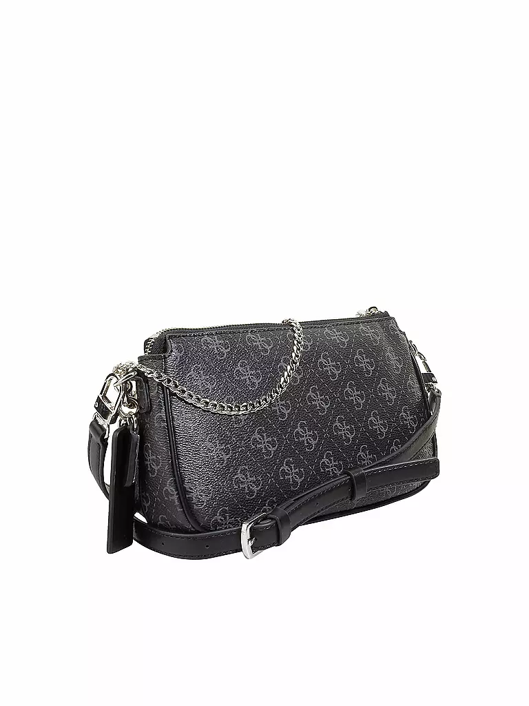 GUESS | Umhängetasche - Double Pouch Arie | schwarz