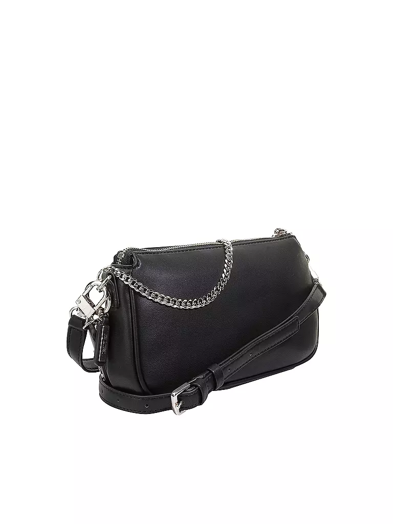 GUESS | Umhängetasche - Double Pouch Arie | schwarz