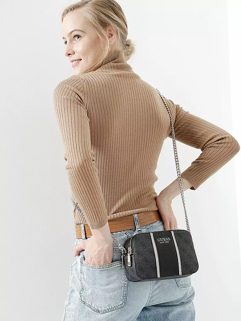 GUESS | Umhängetasche Cathleen  | schwarz