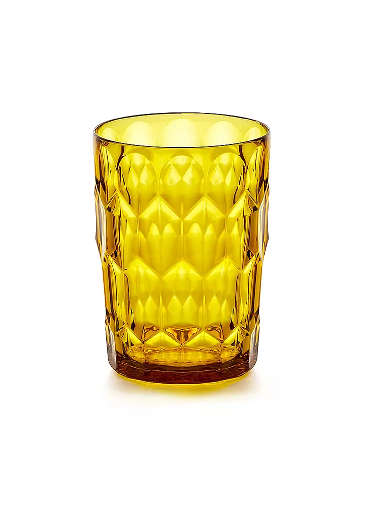 GUZZINI | Trinkglas hoch VANITY 480ml Safron Yellow | gelb