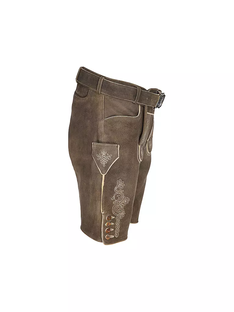 GWEIH & SILK | Lederhose KARLO | braun