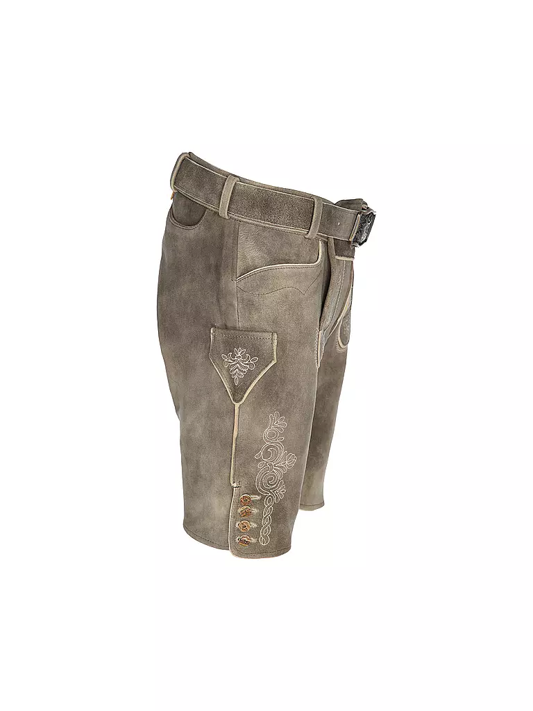 GWEIH & SILK | Lederhose KARLO | braun