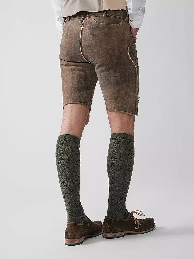GWEIH & SILK | Lederhose TOBIAS | hellbraun