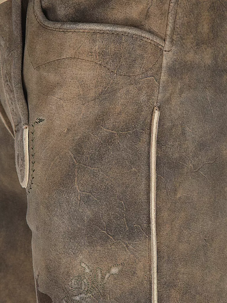 GWEIH & SILK | Lederhose TOBIAS | hellbraun