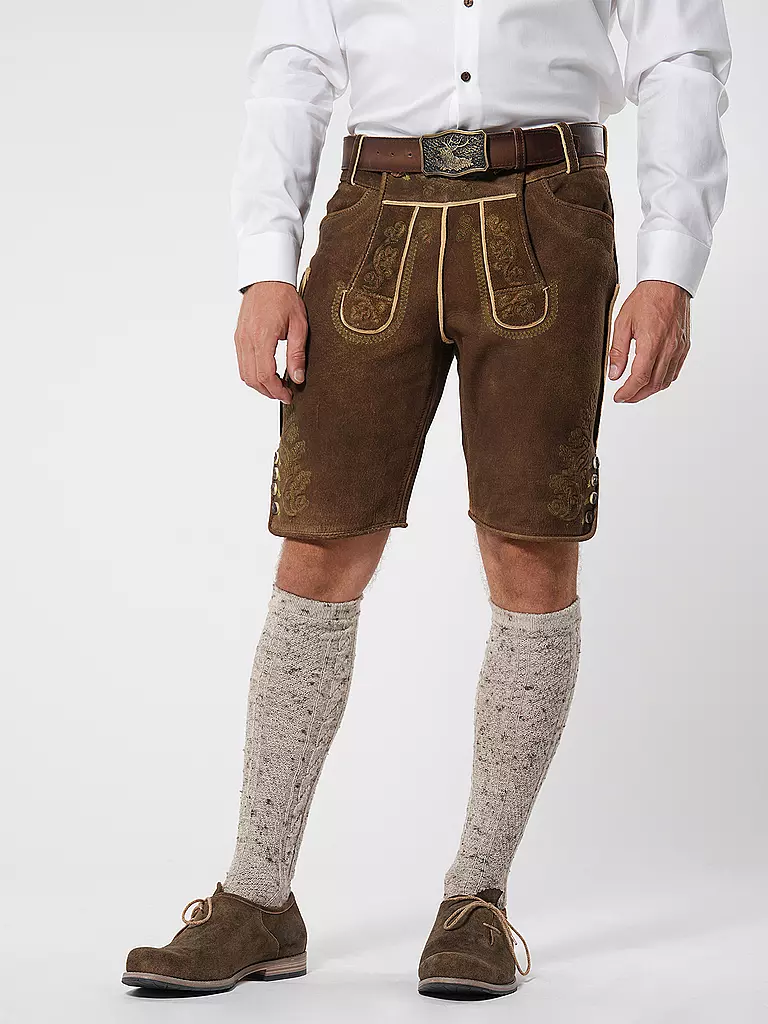 GWEIH & SILK | Trachten Lederhose Vitus | braun