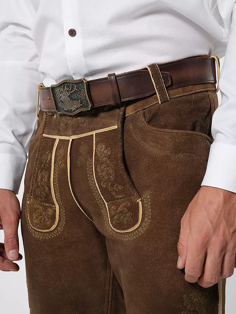 GWEIH & SILK | Trachten Lederhose Vitus | braun