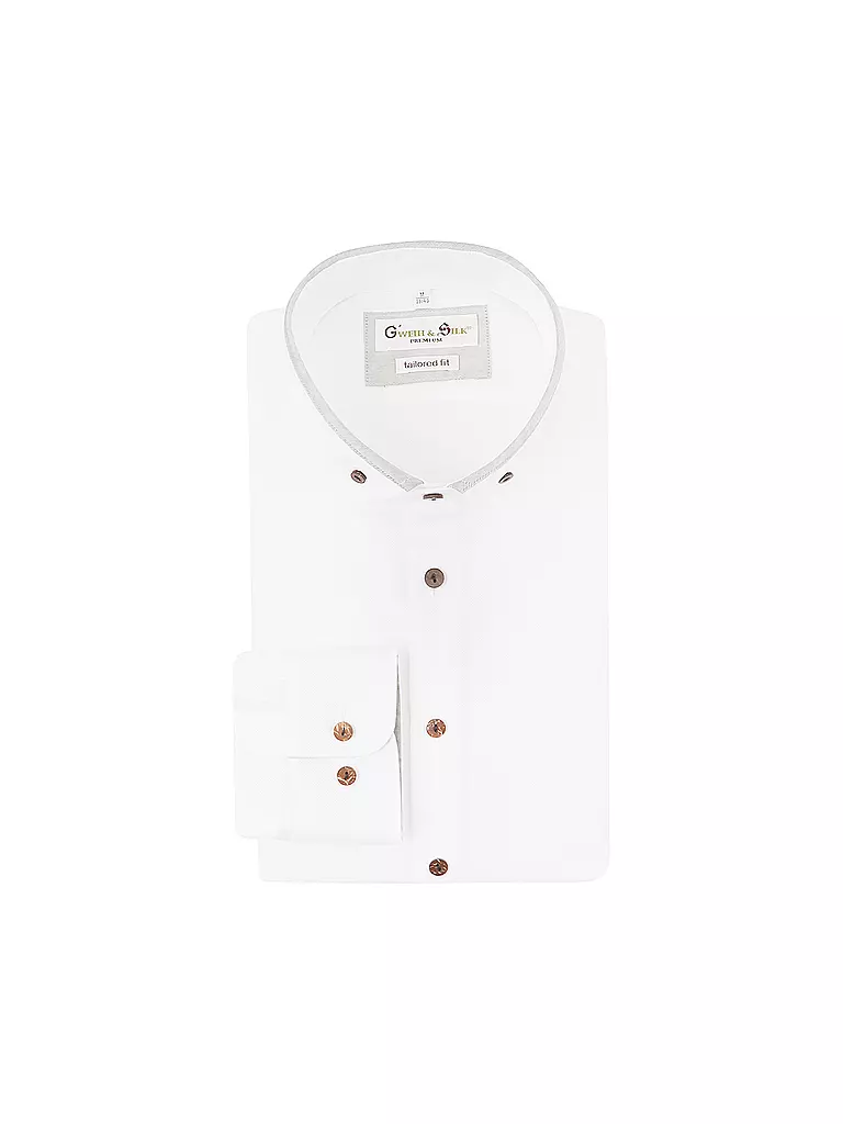 GWEIH & SILK | Trachtenhemd KLOSTERSEE | Weiss