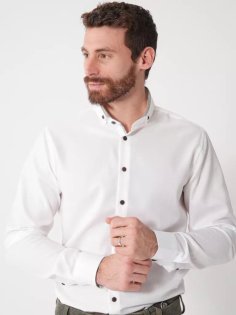 GWEIH & SILK | Trachtenhemd KLOSTERSEE | Weiss