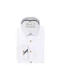 GWEIH & SILK | Trachtenhemd Tailored Fit  | weiss
